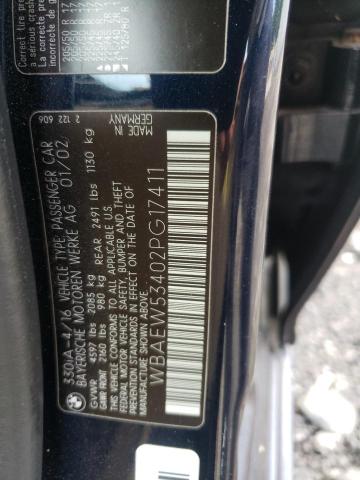 Photo 10 from auction – 2002 BMW 330 XI with VIN WBAEW53402PG17411