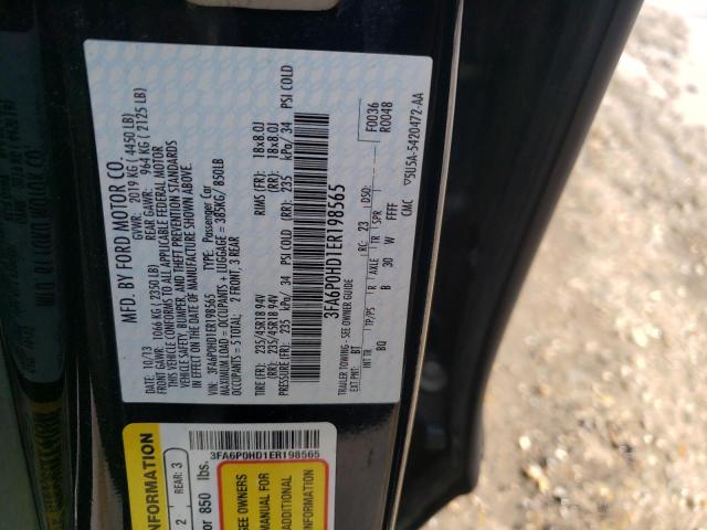 Photo 10 from auction – 2014 FORD FUSION SE with VIN 3FA6P0HD1ER198565
