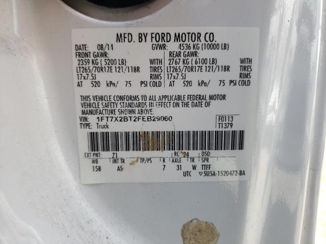 Photo 10 from auction – 2015 FORD F250 SUPER with VIN 1FT7X2BT2FEB29060