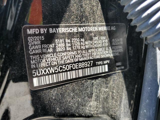Photo 10 from auction – 2015 BMW X4 XDRIVE3 with VIN 5UXXW5C50F0E88927
