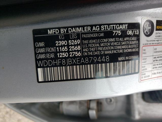 Photo 10 from auction – 2014 MERCEDES-BENZ E 350 4MAT with VIN WDDHF8JBXEA879448