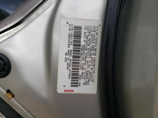 Photo 10 from auction – 2001 LEXUS ES 300 with VIN JT8BF28G315110287