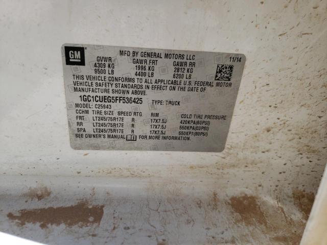 Photo 10 from auction – 2015 CHEVROLET SILVERADO with VIN 1GC1CUEG5FF536425