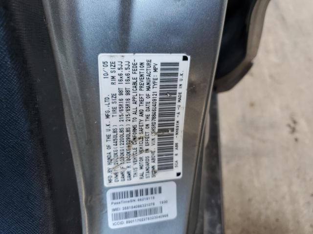 Photo 10 from auction – 2006 HONDA CR-V EX with VIN SHSRD78846U409121