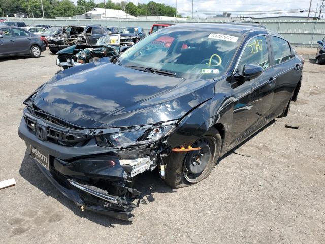 Photo 2 from auction – 2019 HONDA CIVIC LX with VIN 2HGFC2F64KH552898