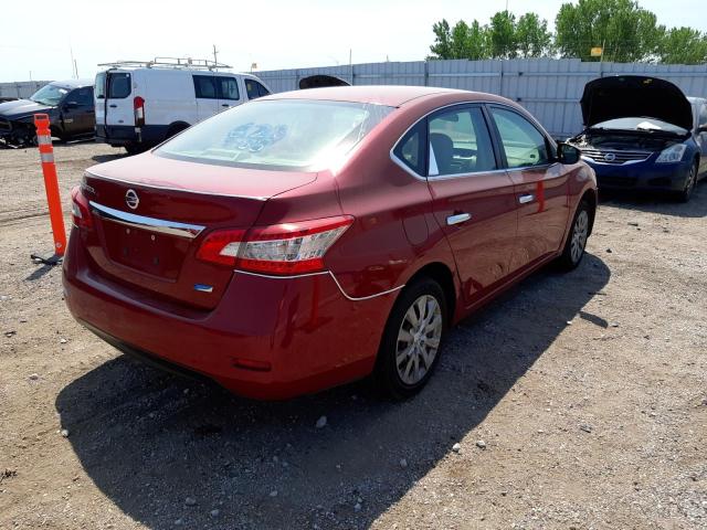 Photo 4 from auction – 2014 NISSAN SENTRA S with VIN 3N1AB7AP8EL688331