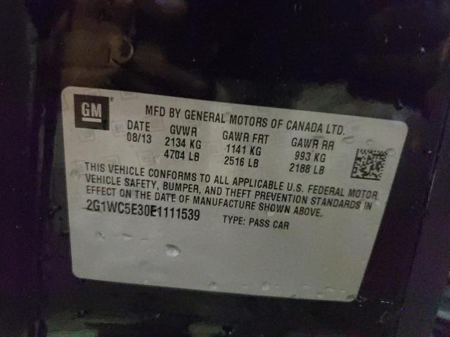 Photo 10 from auction – 2014 CHEVROLET IMPALA LIM with VIN 2G1WC5E30E1111539