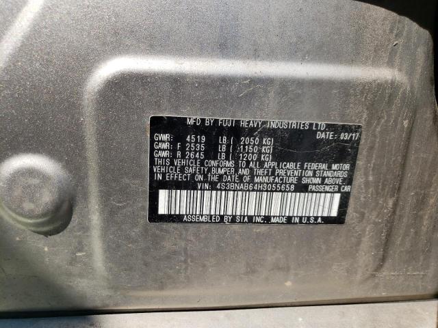 Photo 10 from auction – 2017 SUBARU LEGACY 2.5 with VIN 4S3BNAB64H3055658