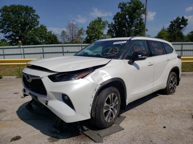 Photo 2 from auction – 2021 TOYOTA HIGHLANDER with VIN 5TDGZRBHXMS126218