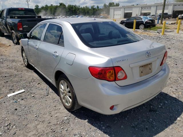 Photo 3 from auction – 2009 TOYOTA COROLLA BA with VIN JTDBL40E79J038920