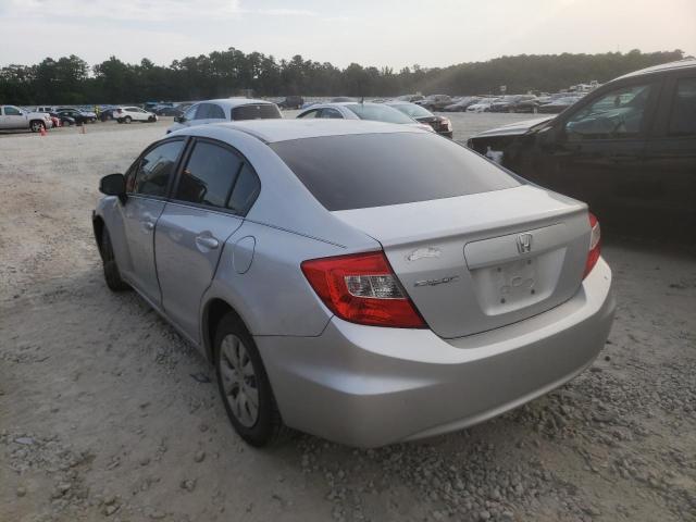 Photo 3 from auction – 2012 HONDA CIVIC LX with VIN 19XFB2F54CE056327