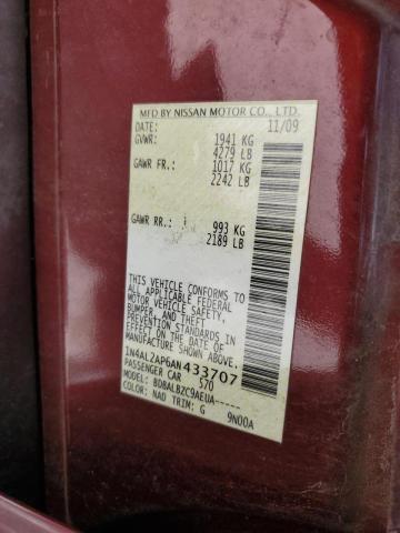 Photo 10 from auction – 2010 NISSAN ALTIMA BAS with VIN 1N4AL2AP6AN433707