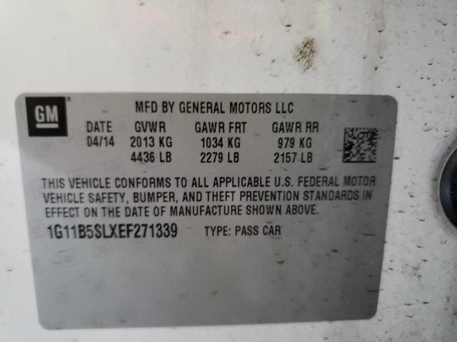Photo 10 from auction – 2014 CHEVROLET MALIBU LS with VIN 1G11B5SLXEF271339