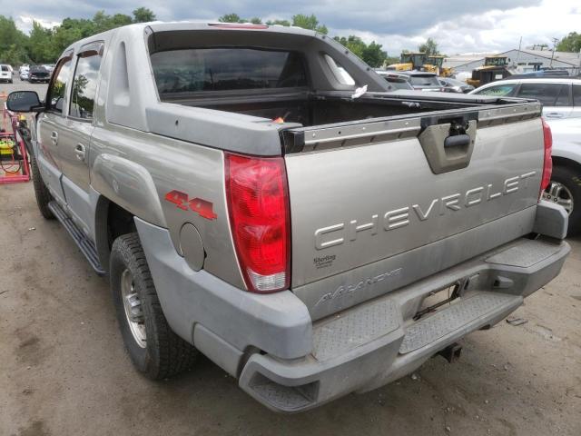 Photo 3 from auction – 2002 CHEVROLET AVALANCHE with VIN 3GNGK23G92G196362