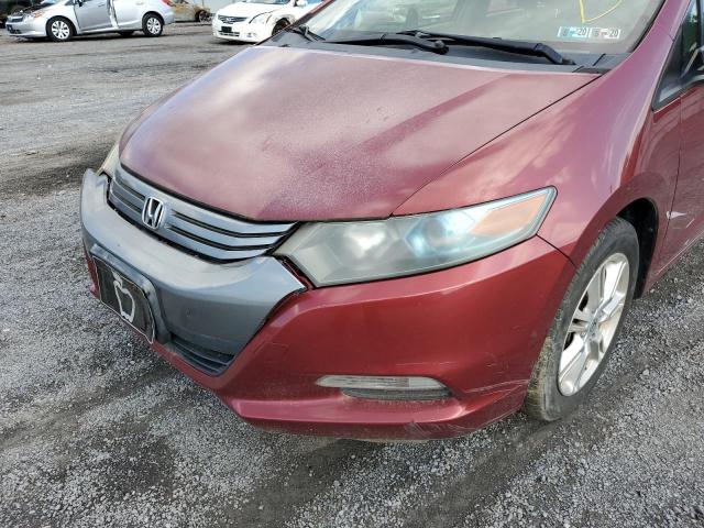 Photo 9 from auction – 2010 HONDA INSIGHT EX with VIN JHMZE2H78AS004940