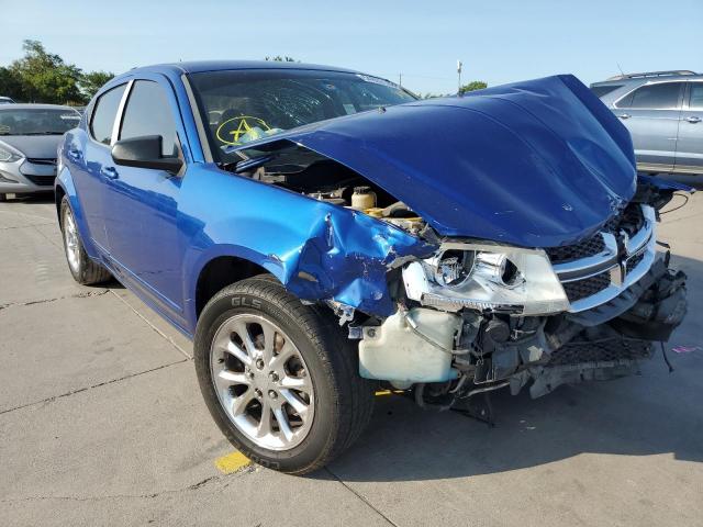 DODGE AVENGER SE 2012 with VIN 1C3CDZAB4CN247569 - Photo from auction