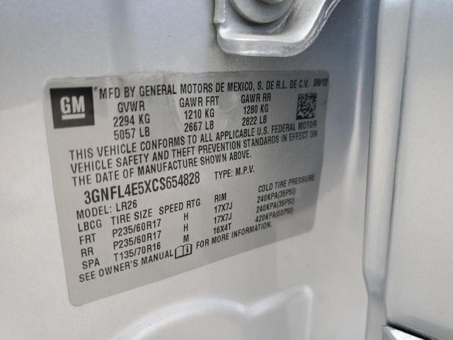 Photo 10 from auction – 2012 CHEVROLET CAPTIVA SP with VIN 3GNFL4E5XCS654828