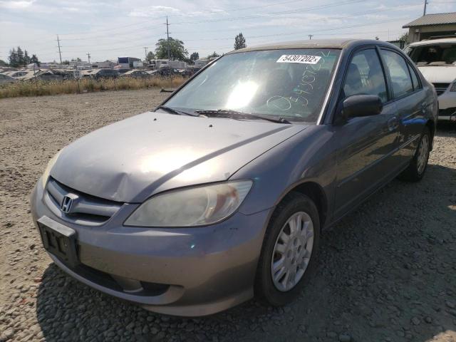 Photo 2 from auction – 2004 HONDA CIVIC with VIN 2HGES15574H521990