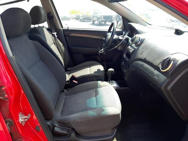 Photo 5 from auction – 2008 CHEVROLET AVEO LT with VIN KL1TG56648B069721