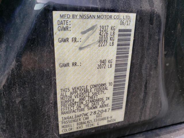 Photo 10 from auction – 2017 NISSAN ALTIMA 2.5 with VIN 1N4AL3AP7HC282047