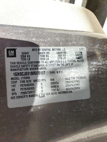 Photo 10 from auction – 2011 CHEVROLET SUBURBAN C with VIN 1GNSCJE01BR379157