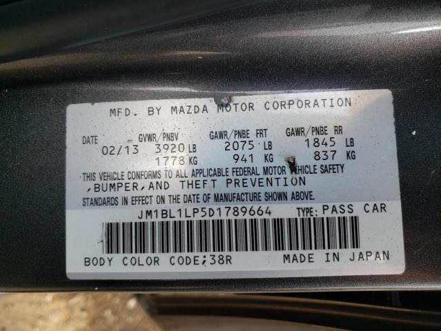 Photo 10 from auction – 2013 MAZDA 3 I with VIN JM1BL1LP5D1789664