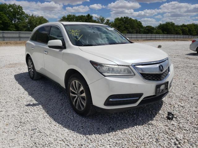 ACURA MDX TECHNO 2014 with VIN 5FRYD4H47EB004916 - Photo from auction