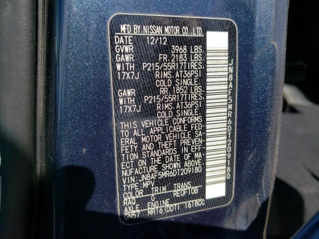 Photo 10 from auction – 2013 NISSAN JUKE S with VIN JN8AF5MR6DT209180