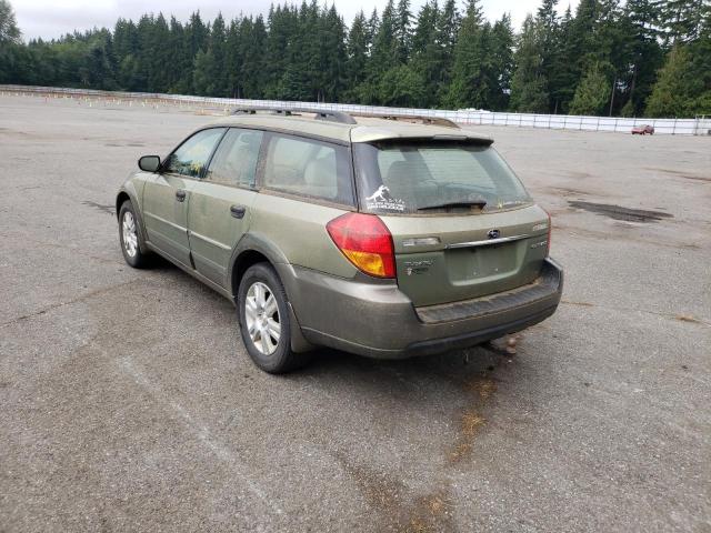 Photo 3 from auction – 2005 SUBARU LEGACY OUT with VIN 4S4BP61C157334807