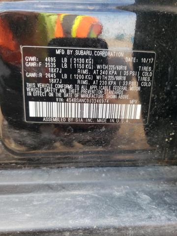 Photo 10 from auction – 2018 SUBARU OUTBACK 2. with VIN 4S4BSANC0J3246974