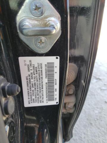 Photo 10 from auction – 2012 HONDA CIVIC EXL with VIN 2HGFB2F93CH537808