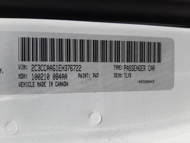 Photo 10 from auction – 2014 CHRYSLER 300 with VIN 2C3CCAAG1EH376722