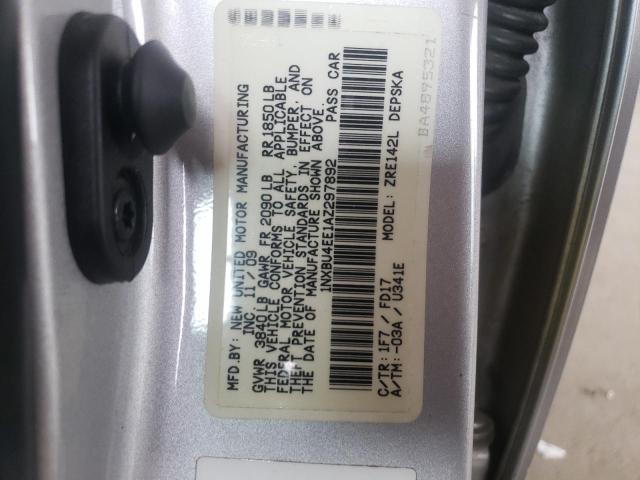 Photo 10 from auction – 2010 TOYOTA COROLLA BA with VIN 1NXBU4EE1AZ297892