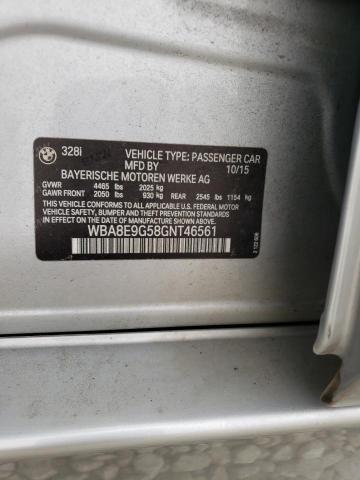 Photo 10 from auction – 2016 BMW 328 I SULE with VIN WBA8E9G58GNT46561