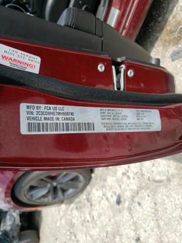 Photo 10 from auction – 2021 DODGE CHARGER GT with VIN 2C3CDXHG7MH608745