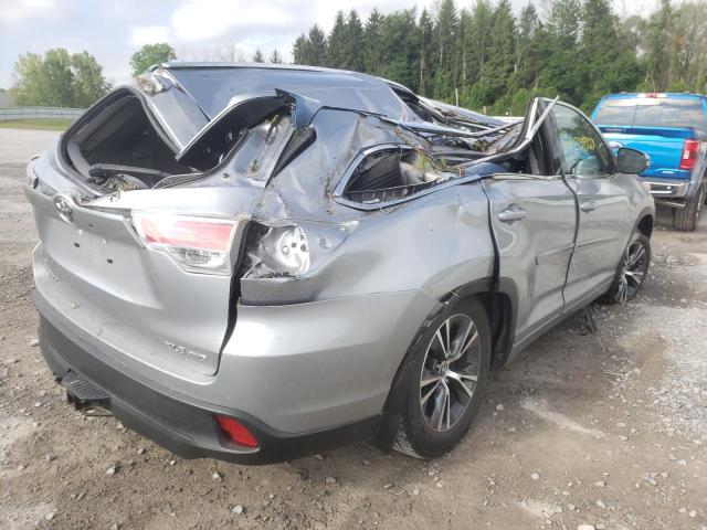 Photo 4 from auction – 2016 TOYOTA HIGHLANDER with VIN 5TDJKRFH4GS337245