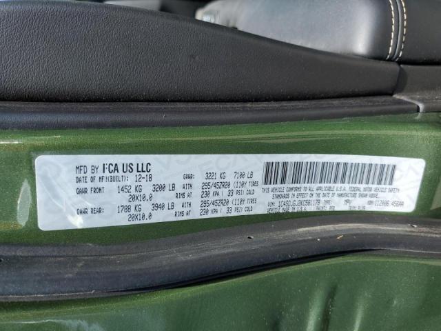 Photo 10 from auction – 2019 DODGE DURANGO SR with VIN 1C4SDJGJ2KC581178