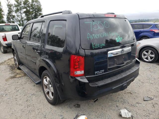 Photo 3 from auction – 2013 HONDA PILOT EXL with VIN 5FNYF4H59DB004080