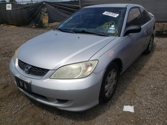 Photo 2 from auction – 2005 HONDA CIVIC LX with VIN 1HGEM21555L030862