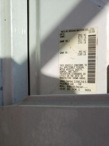 Photo 10 from auction – 2010 NISSAN ALTIMA BAS with VIN 1N4AL2AP4AC106265