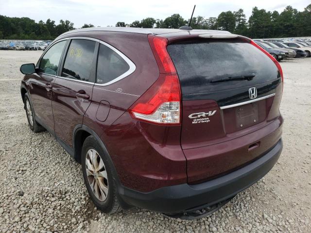 Photo 3 from auction – 2012 HONDA CR-V EXL with VIN 5J6RM3H77CL015901