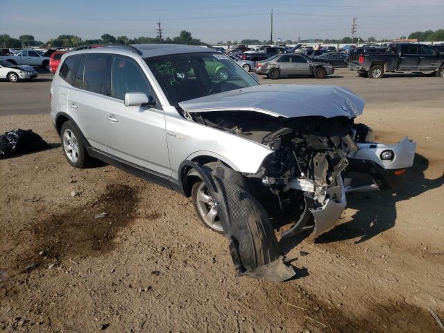 BMW X3 3.0SI 2008 with VIN WBXPC93438WJ24011 - Photo from auction