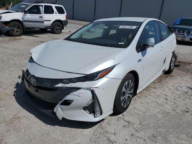 Photo 2 from auction – 2021 TOYOTA PRIUS with VIN JTDKAMFP6M3189243