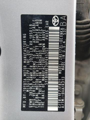Photo 10 from auction – 2017 TOYOTA COROLLA L with VIN 5YFBURHE2HP645252