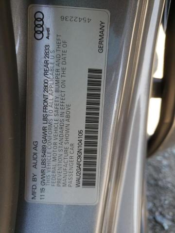 صورة رقم 10 من المزاد - 2016 AUDI A7 PRESTIG مع VIN WAU2GAFC9GN104105