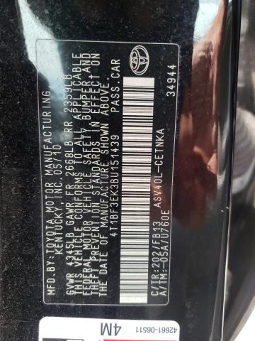 Zdjęcie 10 z aukcji – 2011 TOYOTA CAMRY BASE z VIN 4T1BF3EK3BU151439