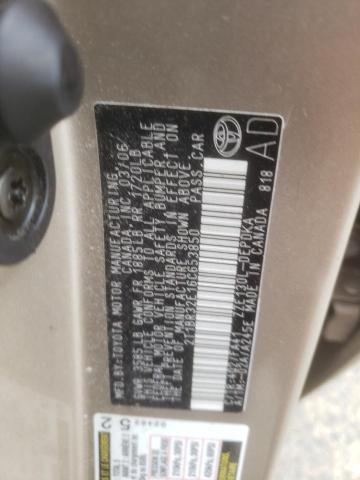 Photo 10 from auction – 2006 TOYOTA COROLLA CE with VIN 2T1BR32E16C653850