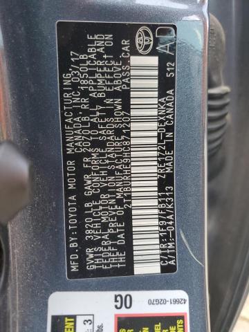 Photo 10 from auction – 2017 TOYOTA COROLLA L with VIN 2T1BURHE9HC871207