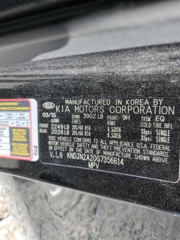 Photo 10 from auction – 2016 KIA SOUL with VIN KNDJN2A20G7356614