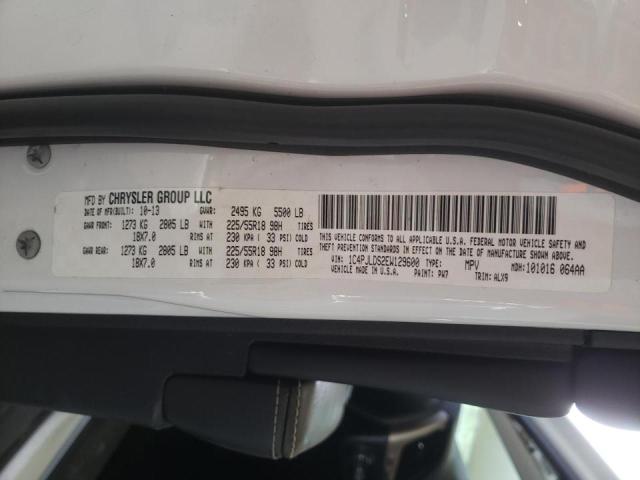 Photo 10 from auction – 2014 JEEP CHEROKEE L with VIN 1C4PJLDS2EW129600